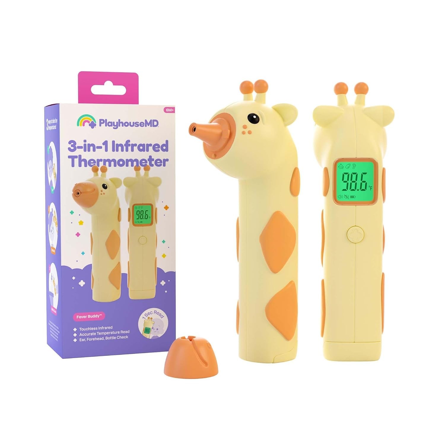 Digital Infrared Thermometer No-Touch Forehead Ear 3-in-1 Kids