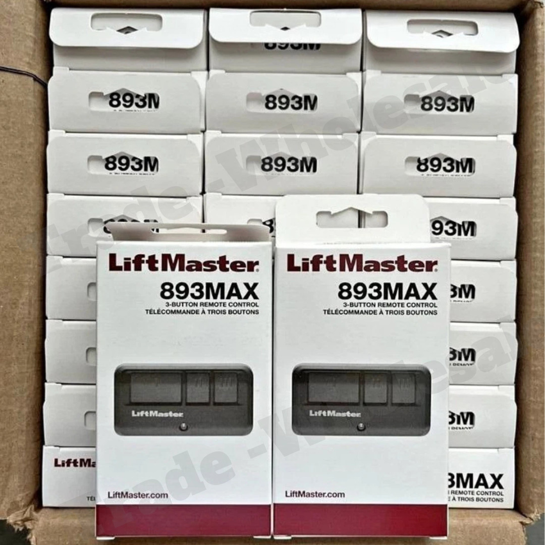 20 Pack 893 MAX 3 Button LiftMaster Visor Remote Control Garage Door Opener
