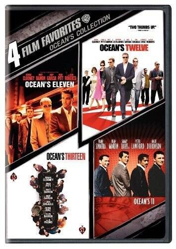 4 Film Favorites: Ocean's Collection (Ocean's 11 (1960), Ocean's Eleven ( - GOOD