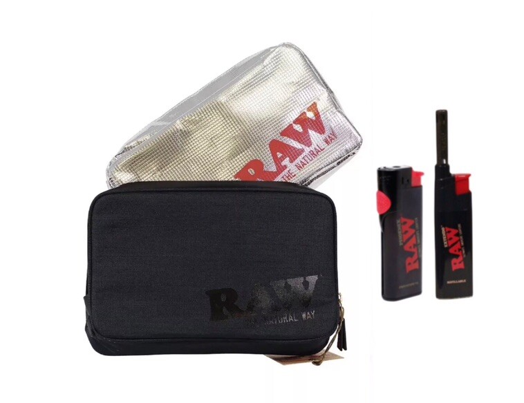 raw duffel bag removable LARGE quarter pounder size+raw PHOENIX Extendo Lighter