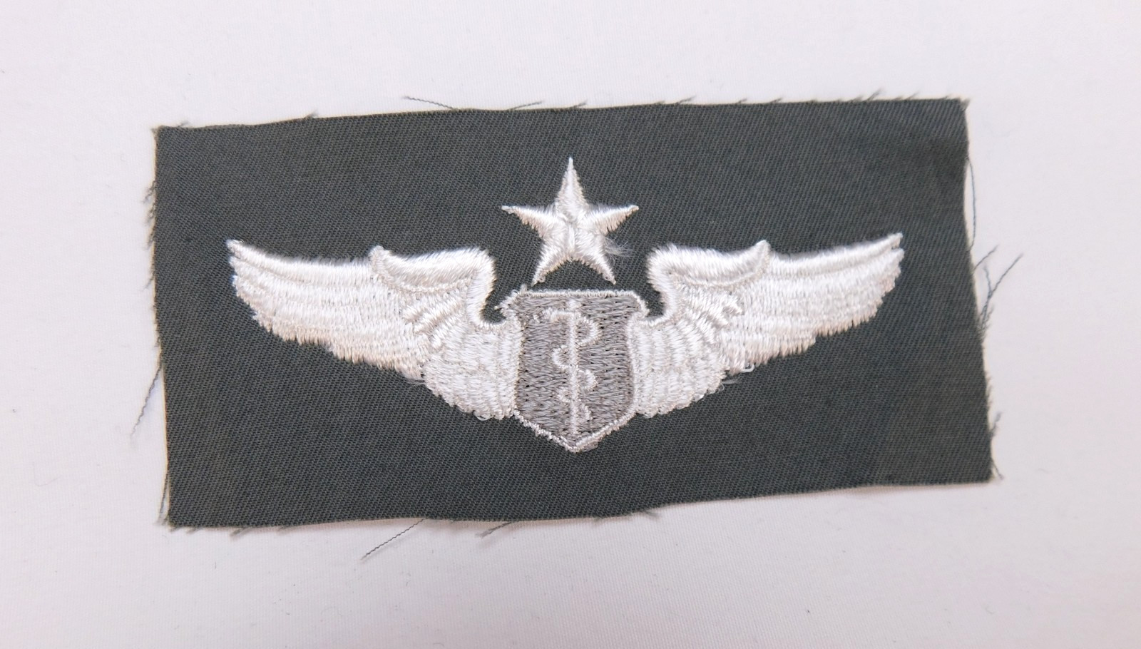 US Air Force USAF Vietnam Senior Flight Surgeon Wings K-2B Flight Suit Patch NOS