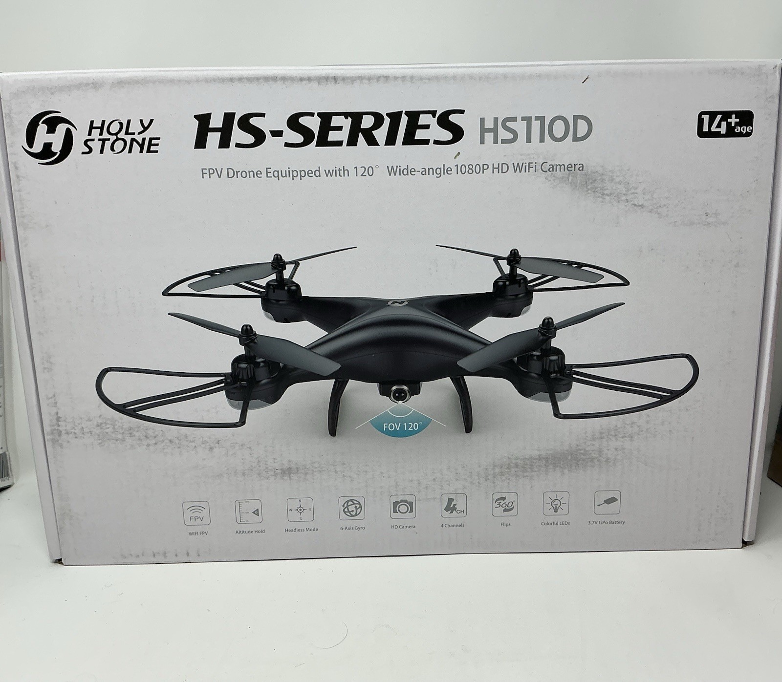 Holy Stone HS-Series HS110D FPV Drone 120 Degree Wide Angle 1080P HD WiFi Camera