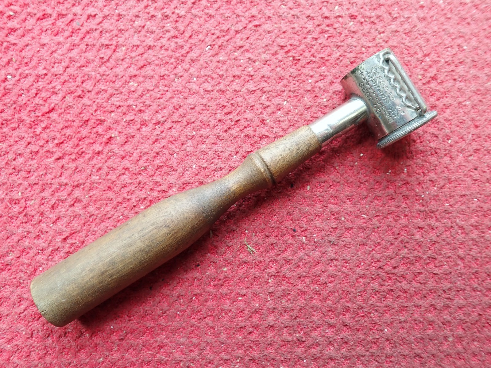 Antique Bridgeport Gun & Implement Co. Shot Powder Measure Wood Handled