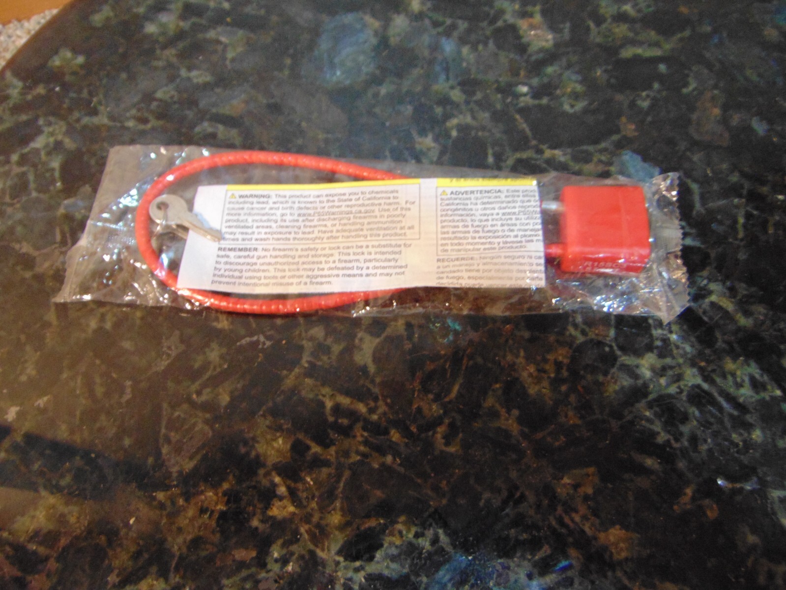 Cable Gun Lock CA Approved Secures Pistol, Rifle, Shotgun, revolver, more