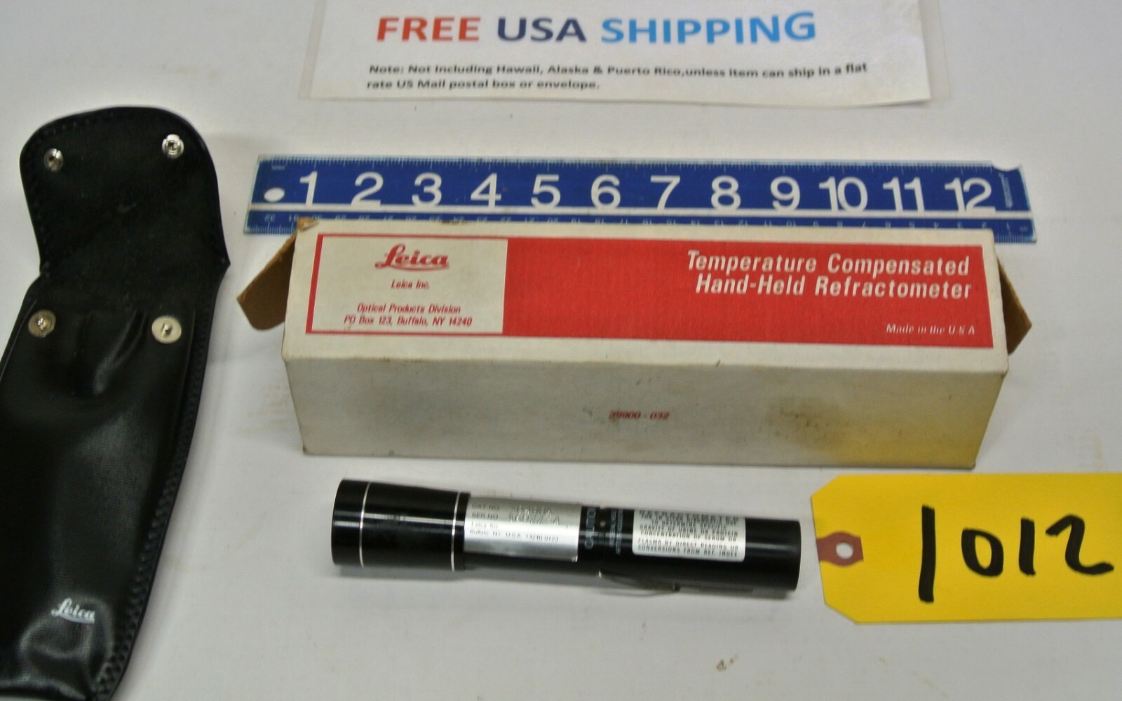 Leica Refractometer Cat. # 10400A  TS Meter Hand Held  Free Shipping