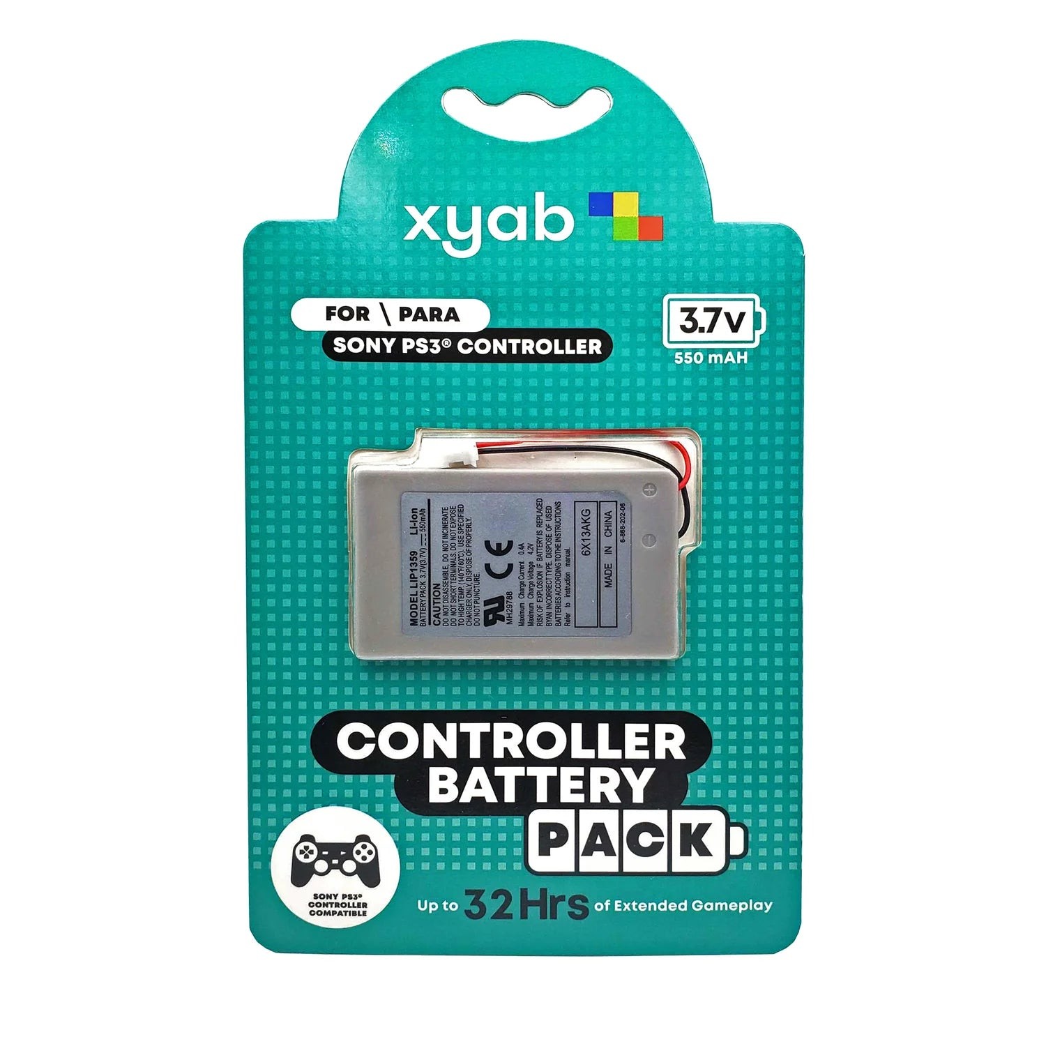 PS3 Controller Replacement Battery – Rechargeable Battery Pack for Control Pad