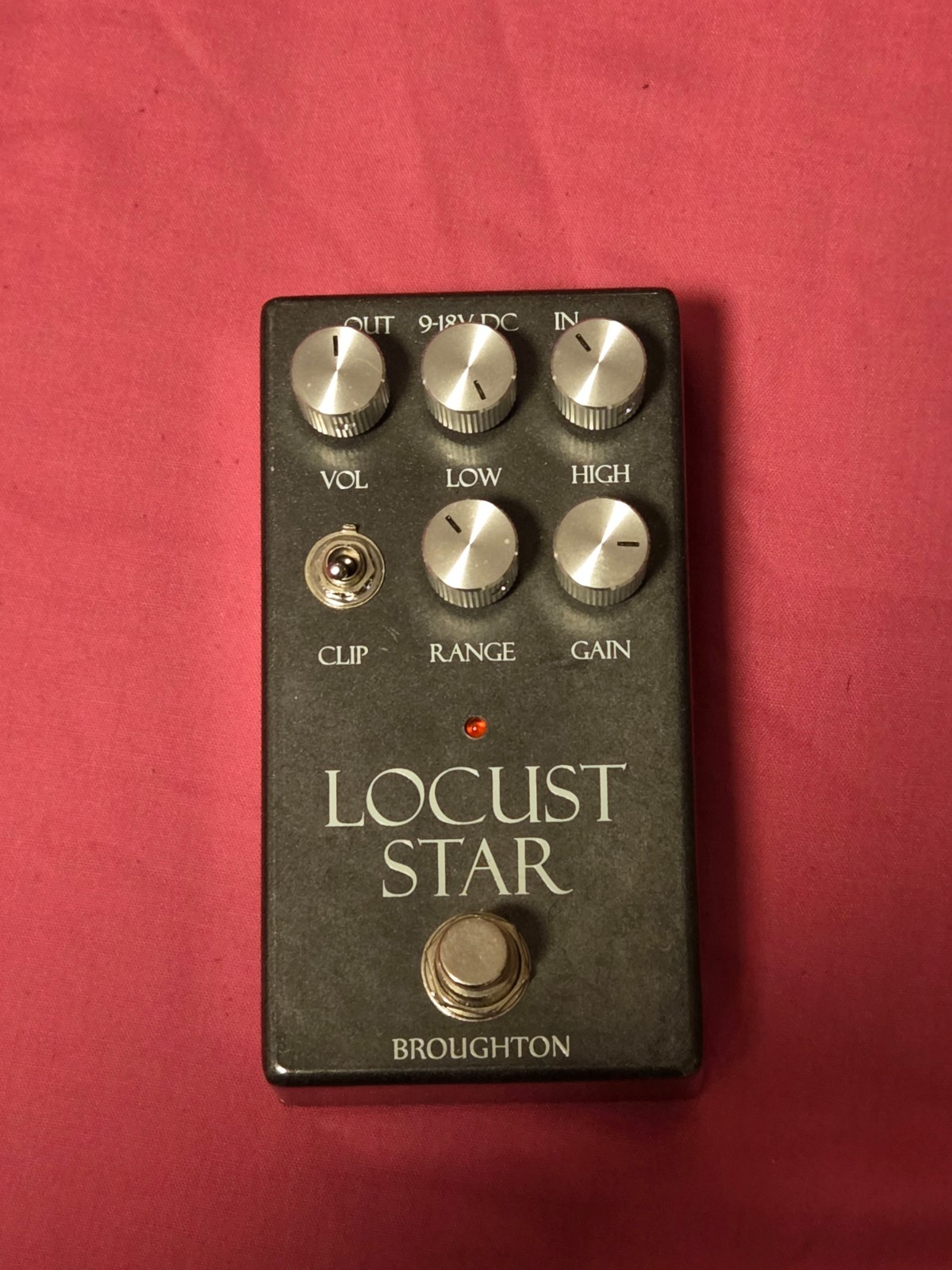 Broughton Audio Locust Star Distortion Pedal With Box