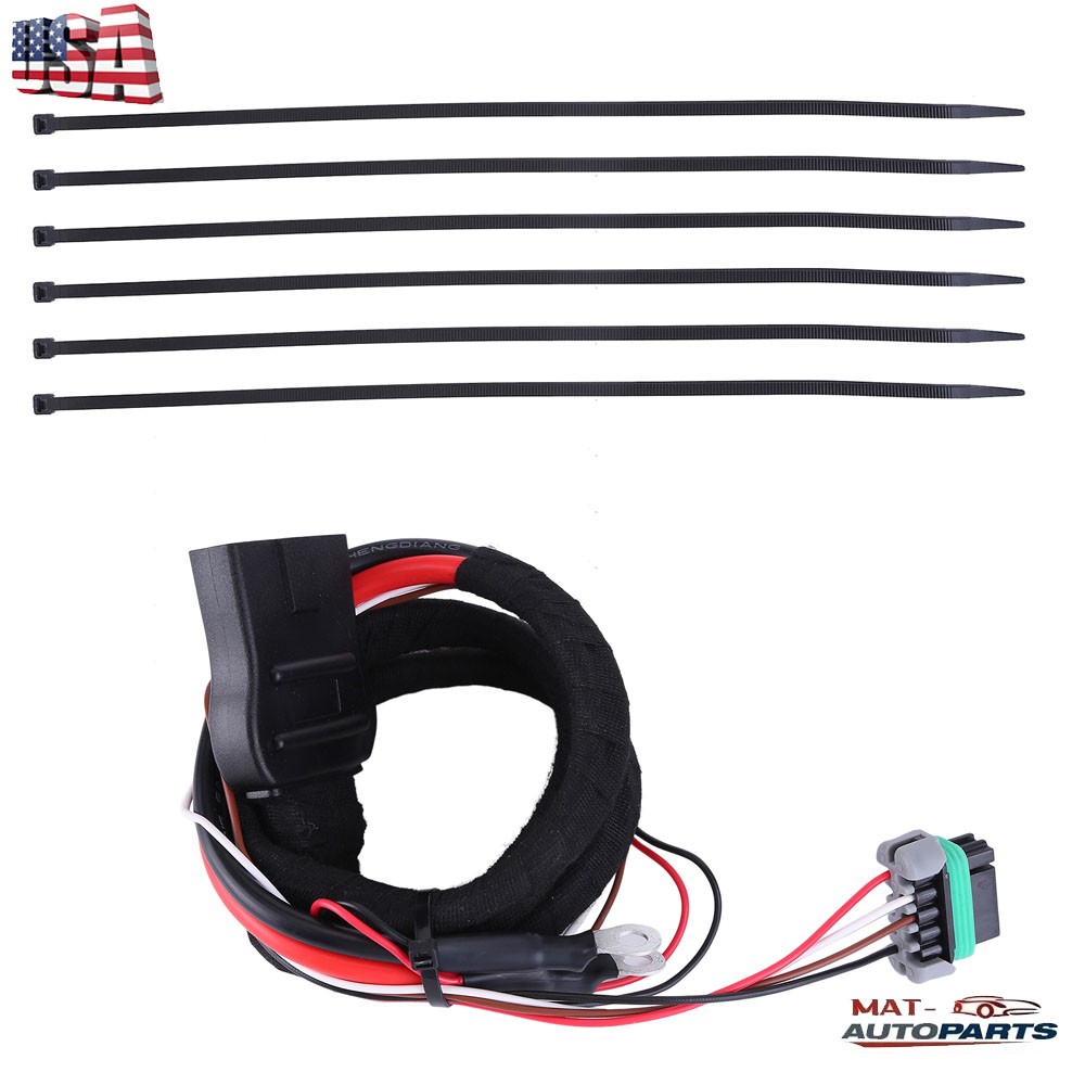 42015 Fleet Flex Plow Side Power + Ground 4 Pin Cable Compatible for Western Fis