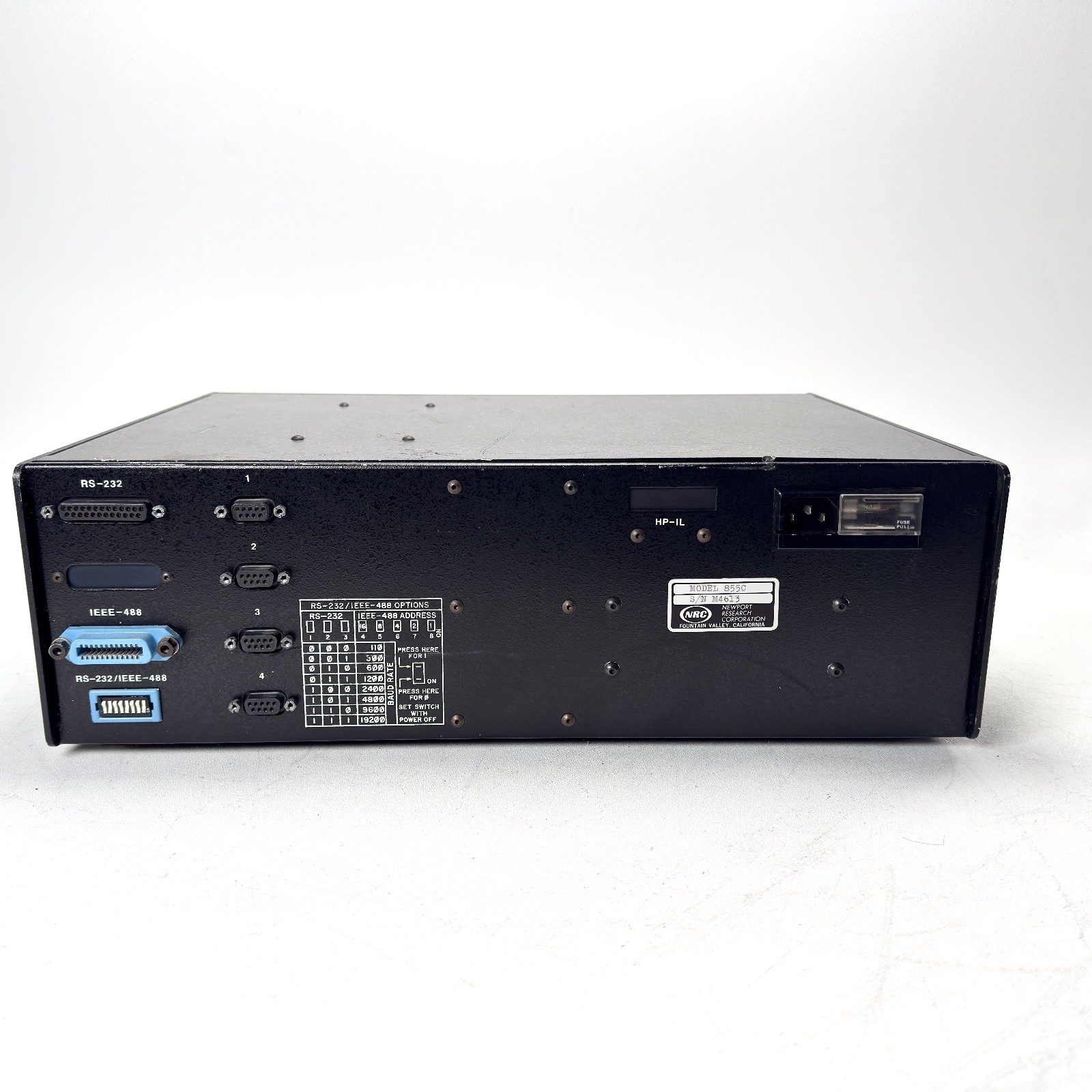 Newport 855C Programmable Controller 4 Axis Motion Driver IEEE-488 Powers On