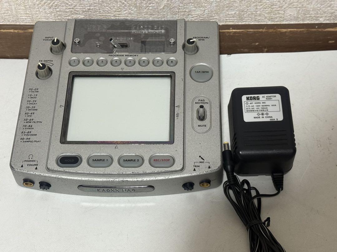 KORG KAOSS PAD2 KP2 DJ Effects Processor Touch Pad AC Adapter Included Tested