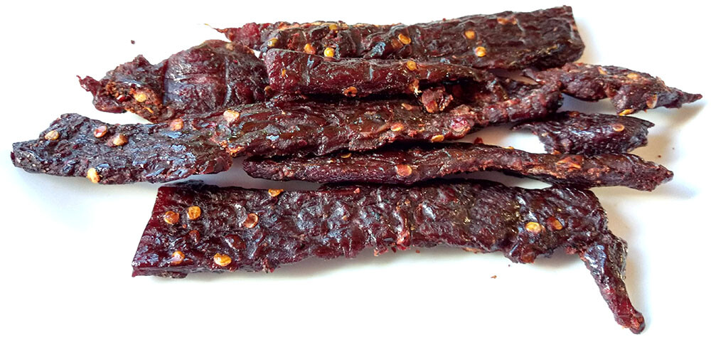Chernobyl Ghost Pepper Beef Jerky Extremely HOT!!! Jerky Hut 8oz Bag *1/2 Pound*
