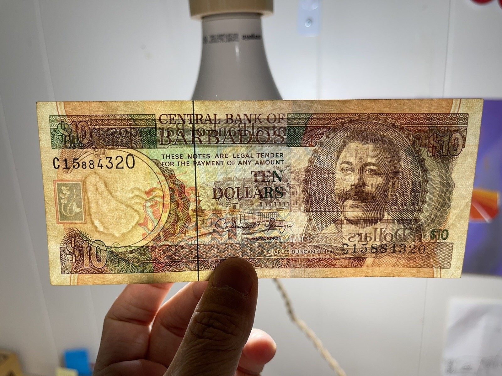 Babardos 10 Dollars Banknote Excellent Condition