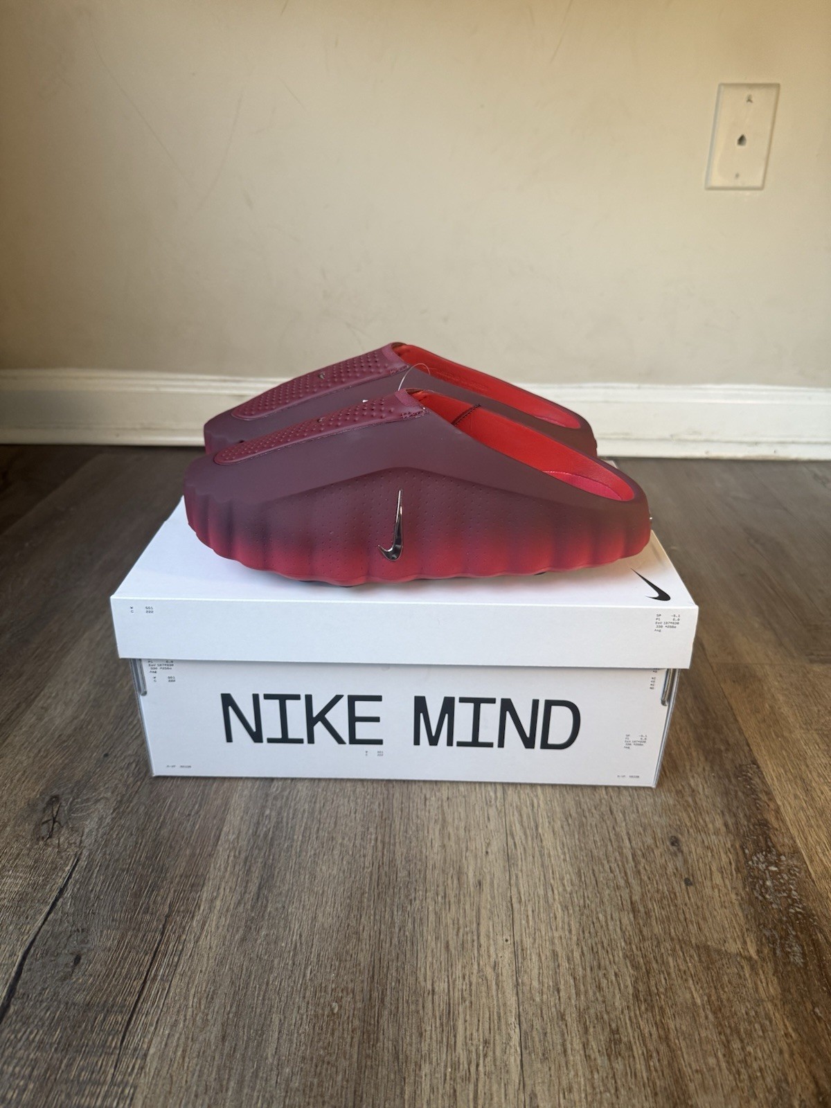 Nike Mind 001 Slide Team Red University Red Men's