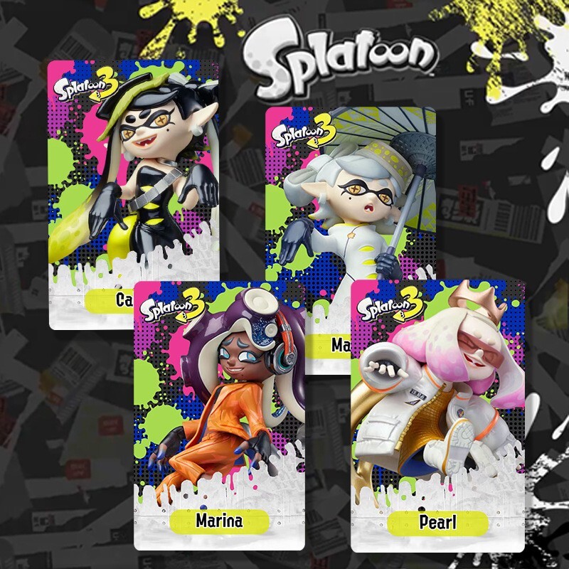 All 27 PCS Amiibos Card Splatoon 3 Octoling Octopus Fast Shipping!Free stickers!