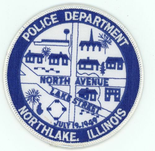 ILLINOIS IL NORTHLAKE POLICE NICE SHOULDER PATCH SHERIFF