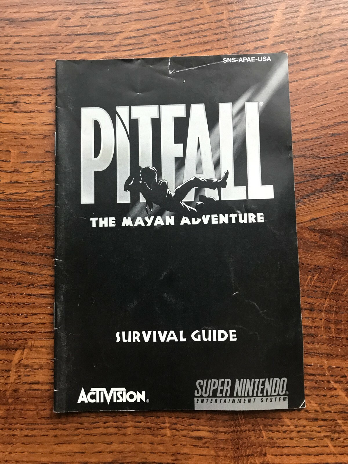 Pitfall Mayan Adventure Pit Fall SNES Super Nintendo Instruction Manual Only
