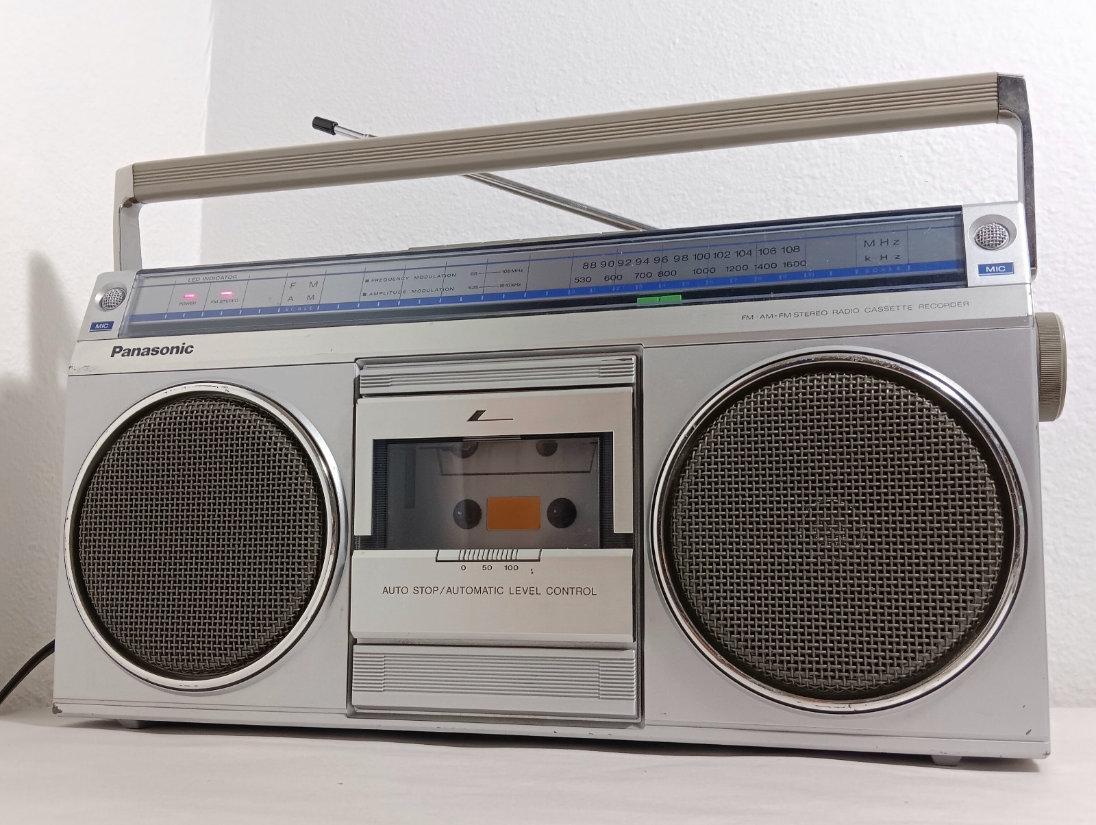 Panasonic Boombox AM/FM Radio Cassette Player RX-4940 Radio Works Cassette Not
