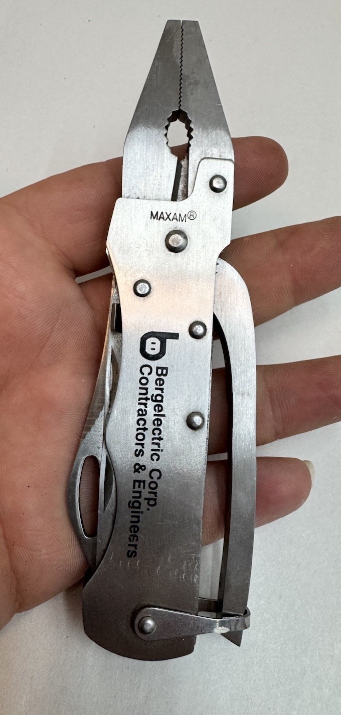 Maxam 14 in 1 Pocket Multi Tool Stainless Steel Heavy Duty (FVS026069)