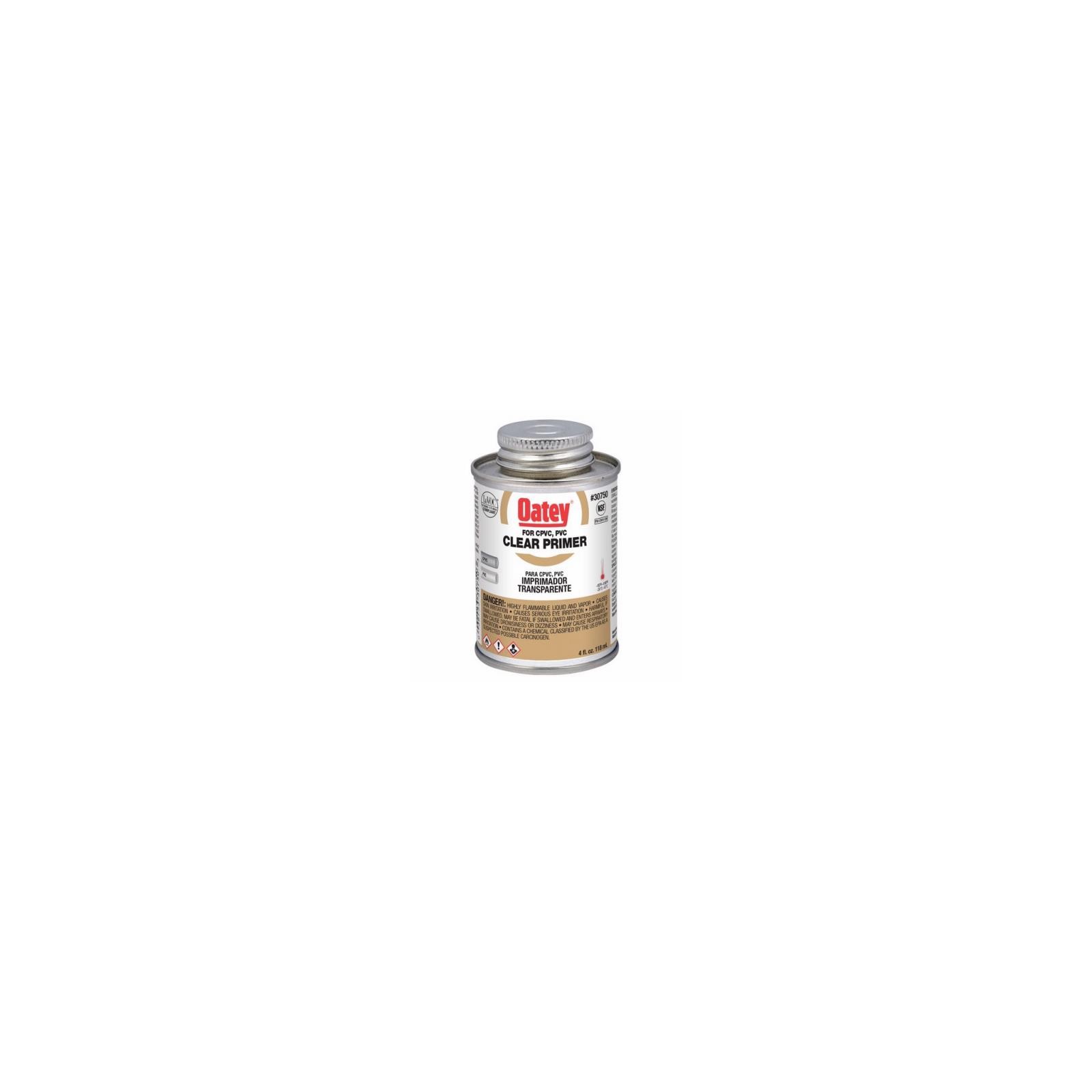 Oatey 30750 Clear Pipe Primer & Cleaner, 4 oz. - Quantity 24
