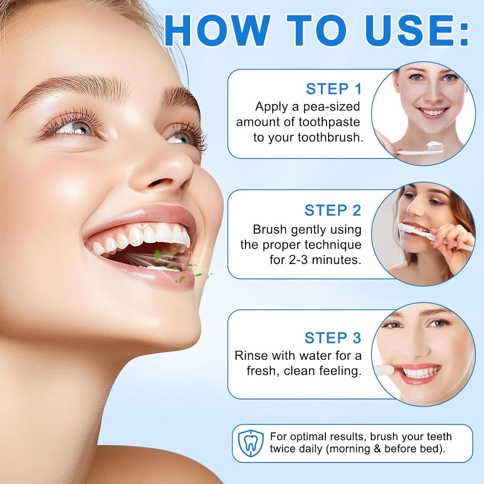 Hydroxyapatite Toothpaste 2 Pack Enamel Protection Tooth Strengthening Natural