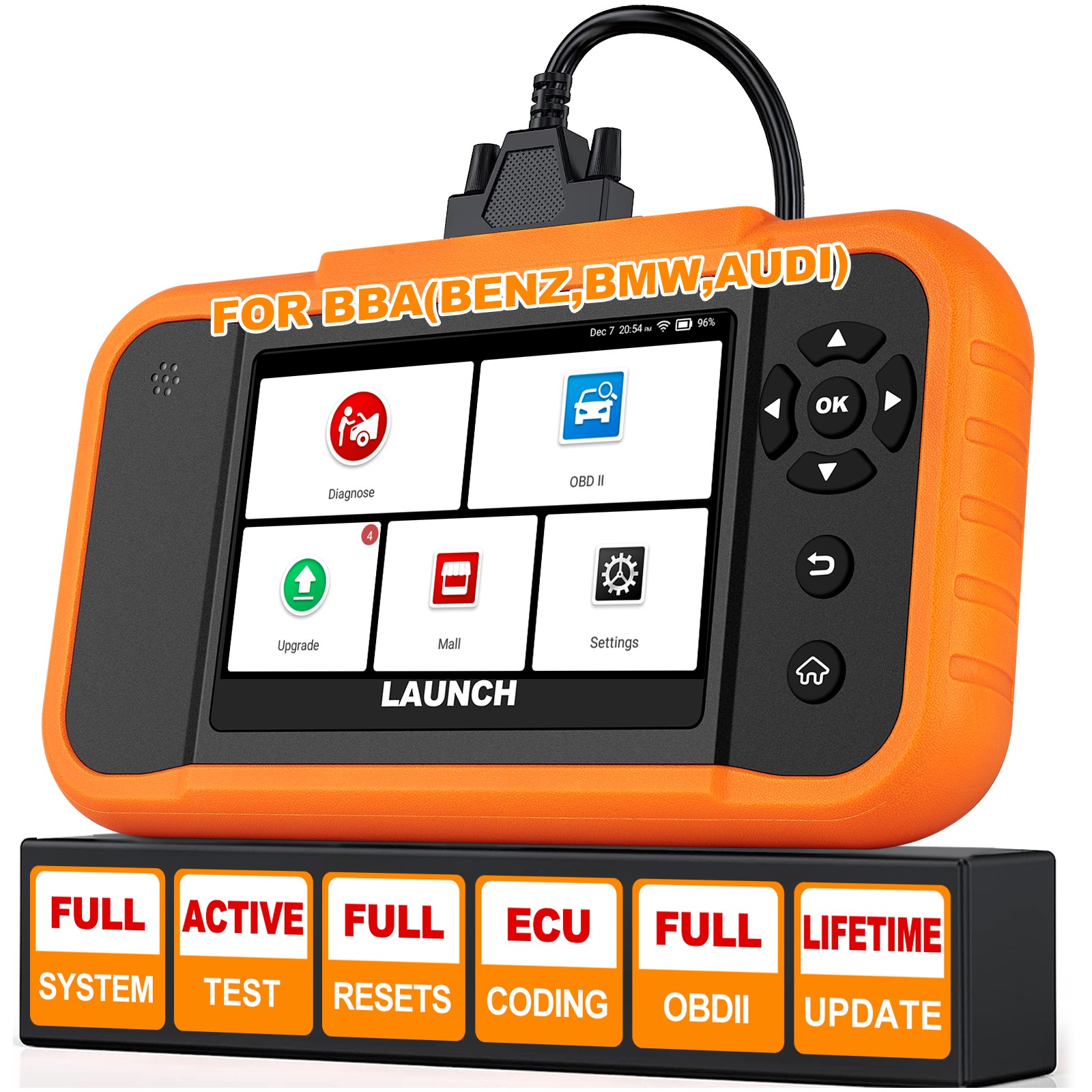 2026 LAUNCH X431 Creader Elite 2.0 BBA for BMW Benz Audi Bidirectional Scan Tool
