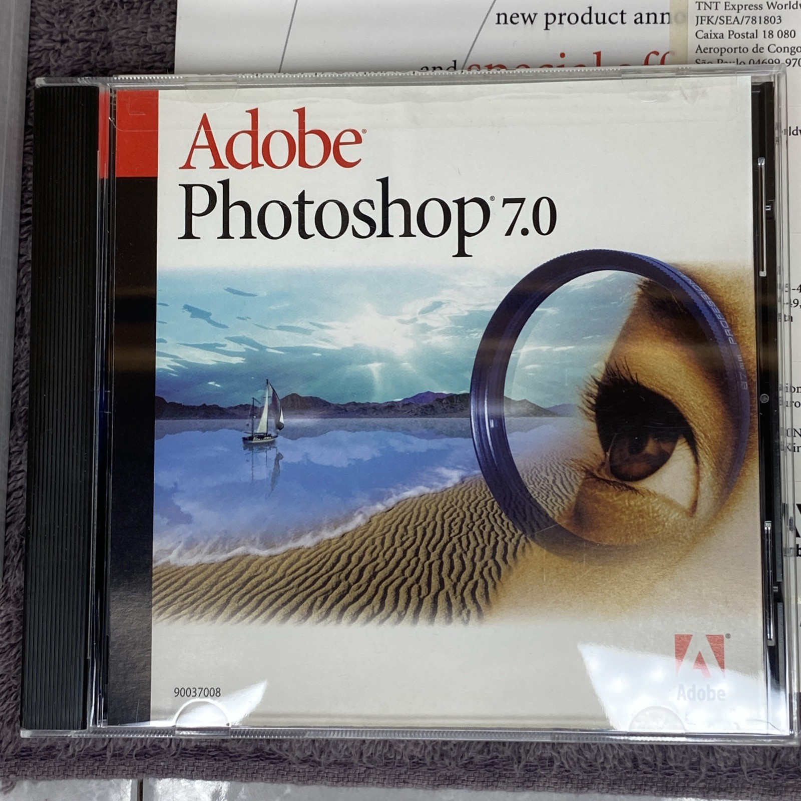 Adobe Photoshop 7.0 Full Version for Macintosh Original Big Box, Disc, Book