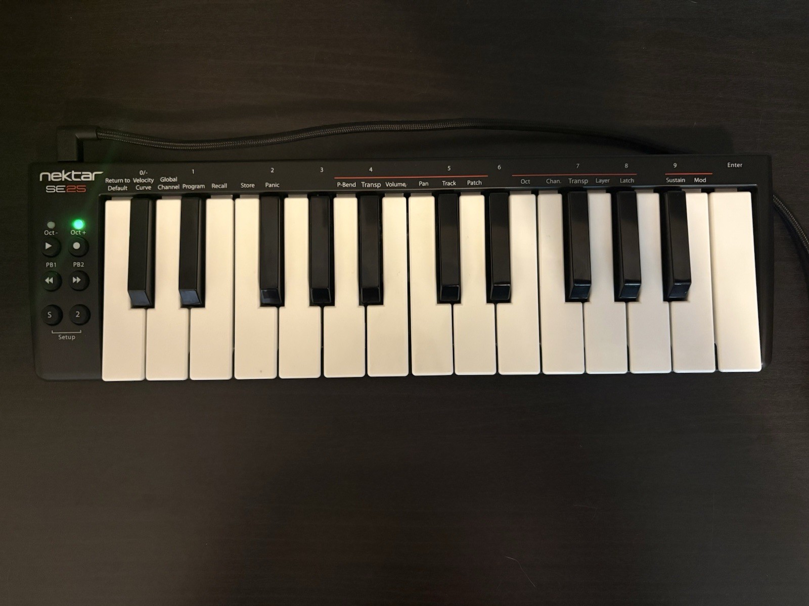 Nektar SE25 25-Key Synth USB MIDI Keyboard Controller, Tested & Working