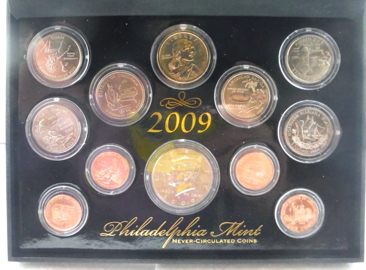 United States Philadelphia Mint uncirculated coins