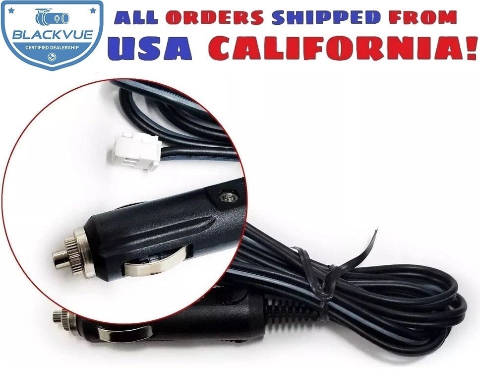 Genuine BlackVue BCL-1 Lighter Power Cable Charger Cord for B-112 Battery Pack