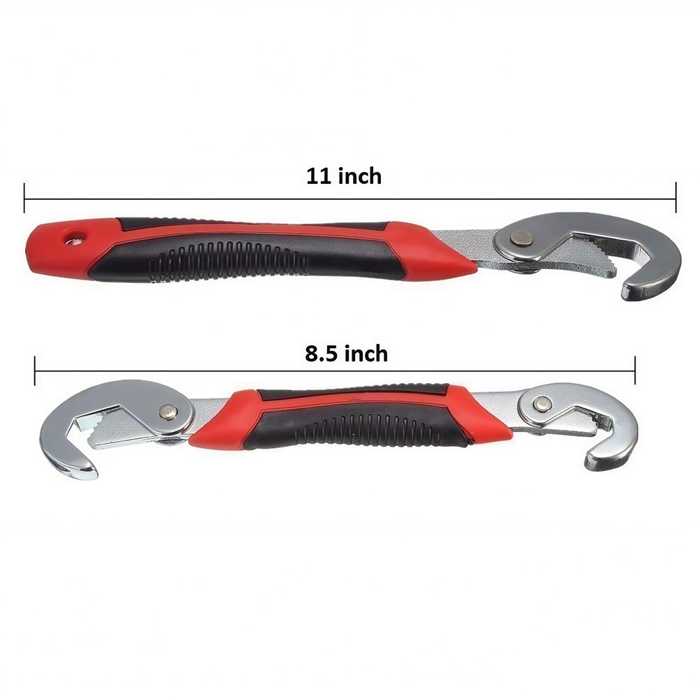 2PC Snap'N Grip 9-32mm Adjustable Wrench Spanner Universal Quick Multi-functIon