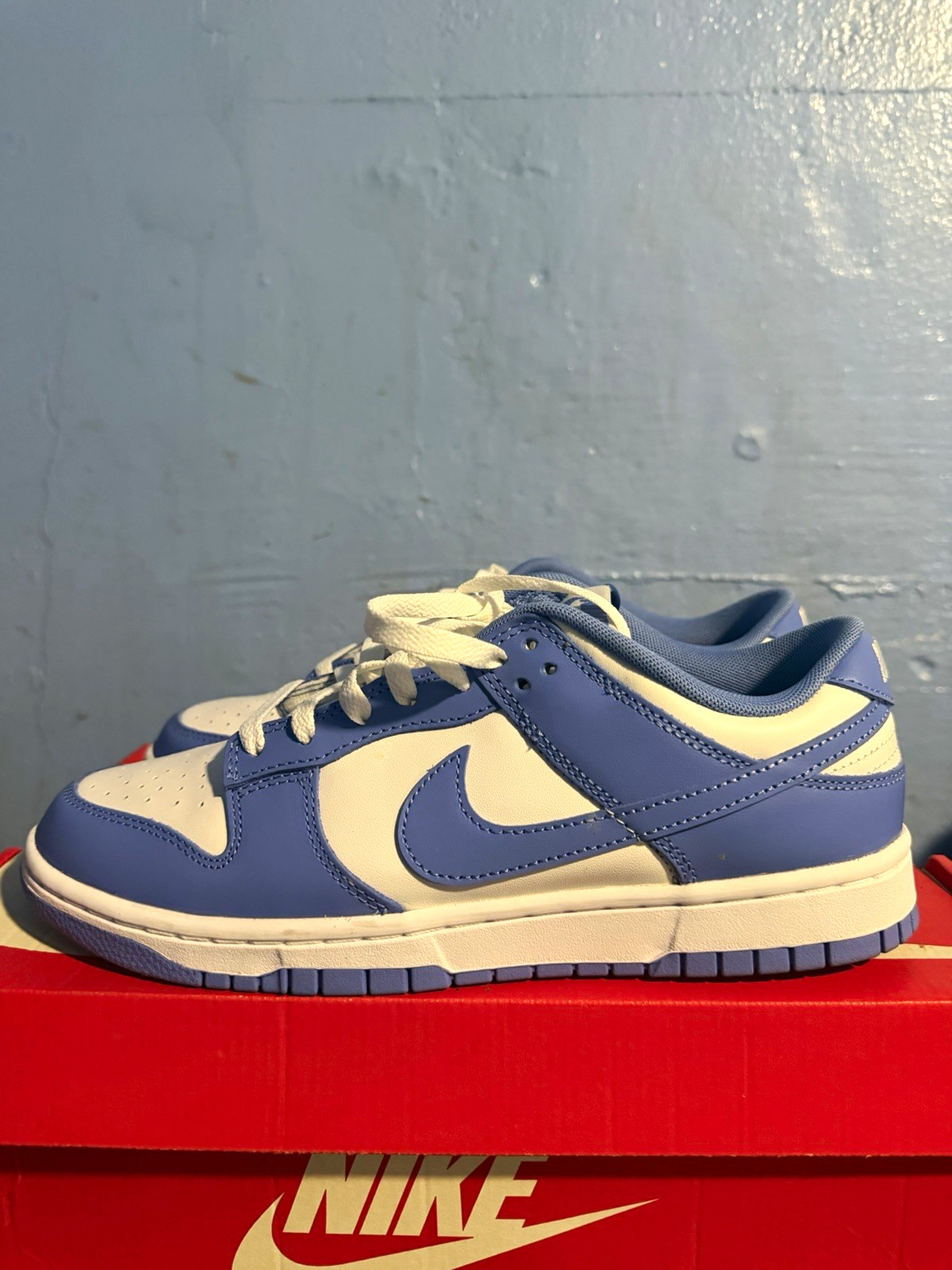 Nike Dunk Low Retro Polar Blue Size 9.5/White Men’s Sneakers DV0833-400 2023