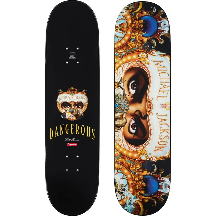 Supreme Michael Jackson Dangerous Skateboard Multi