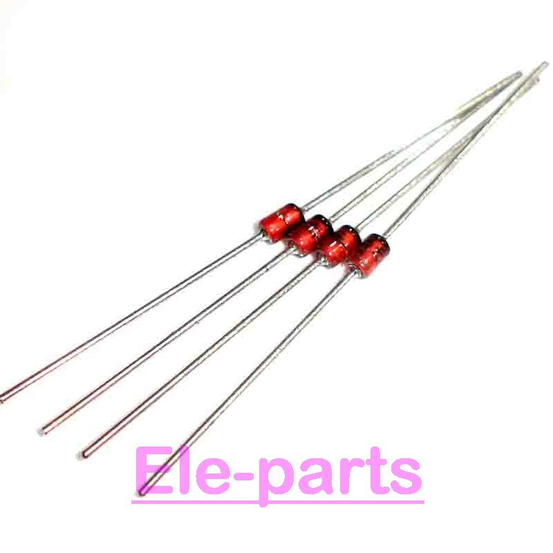 100 PCS 1N4735A DO-41 1N4735 6.2V Silicon 1 Watt Zener Diodes