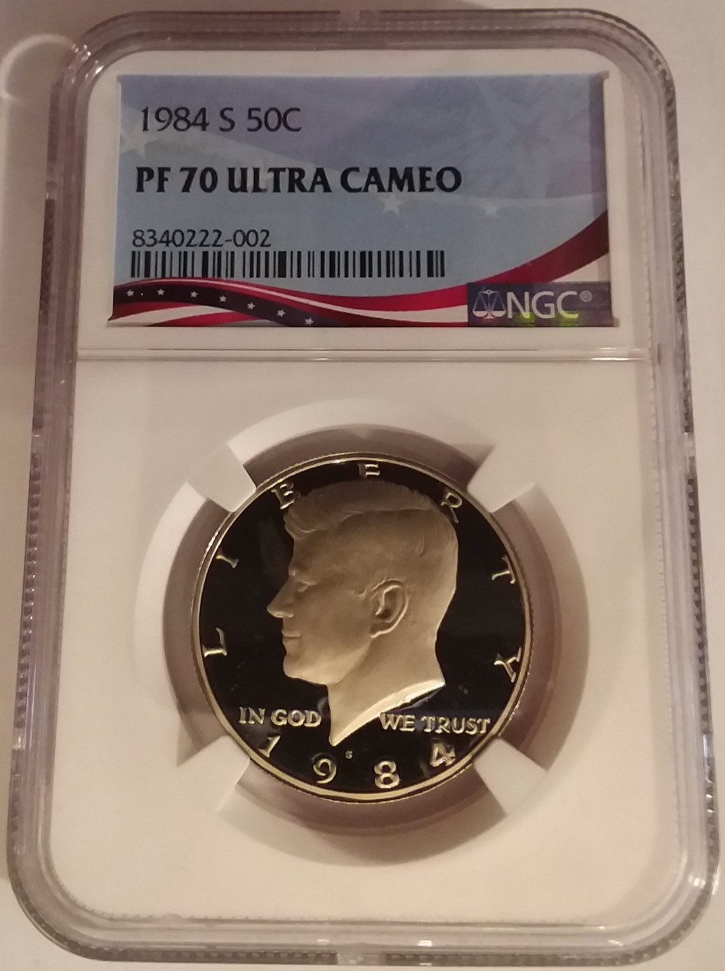 1984-S NGC PF70 ULTRA CAMEO KENNEDY ** TOP POP - KEY DATE REGISTRY COIN **