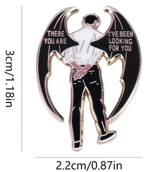 ACOTAR Inspired, Rhysand Enamel Pin