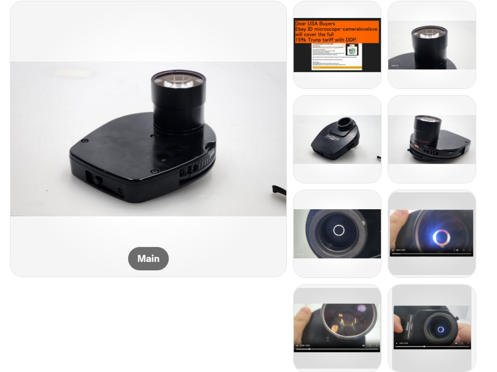 Nikon Microscope Phase Contrast Condenser Turret ELWD 0.3 Ph1 33843