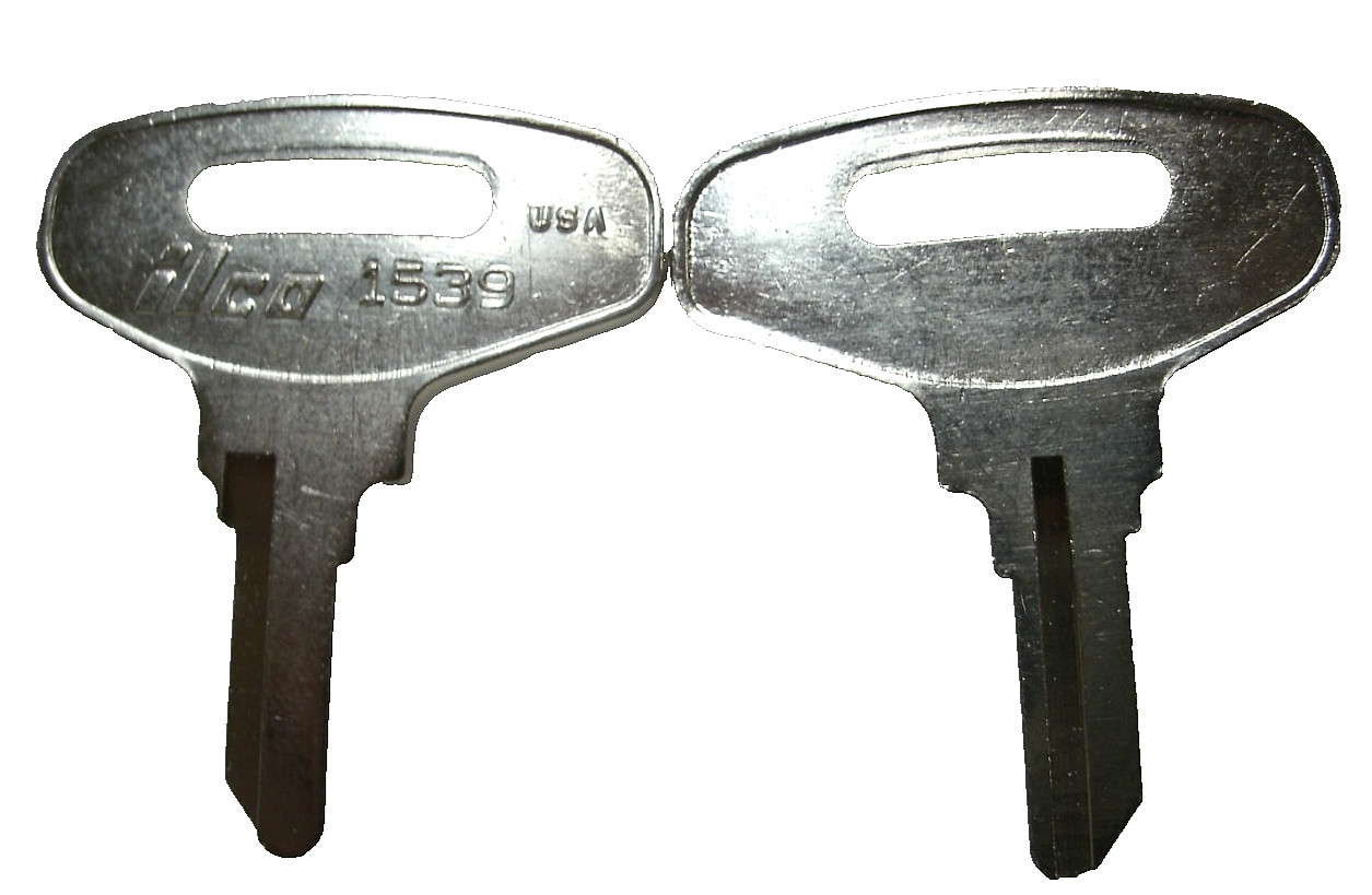 Lot of 2 Ilco 1539 Key Blanks for Kubota "B" Tractor-New Uncut Keys