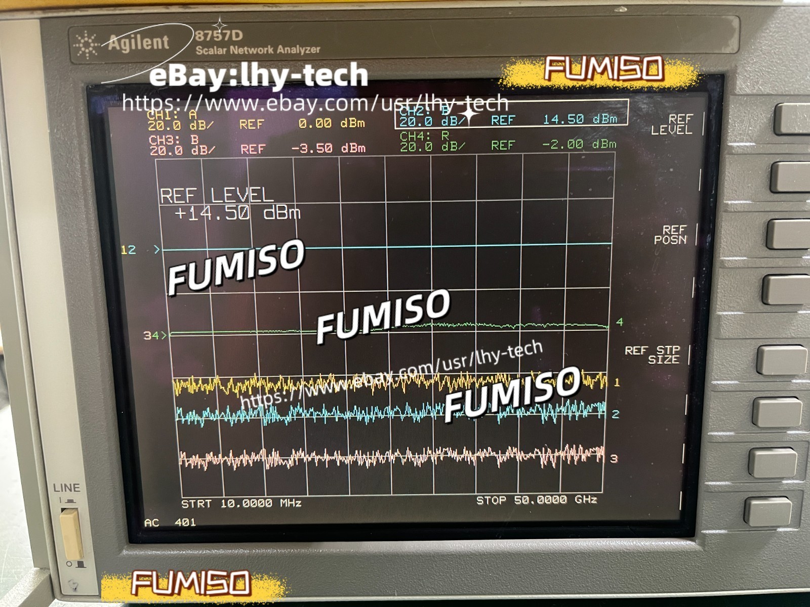 Agilent 8757D Scalar Network Analyzer 10MHz - 110GHz _4047A07542&lhy