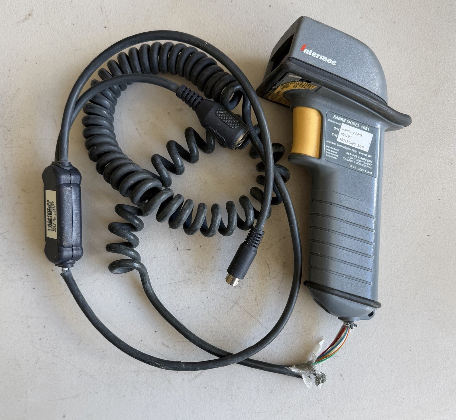 Intermec Technologies Handscanner 1551E0600 Barcode Scanner Sgp Sabre Model 1551