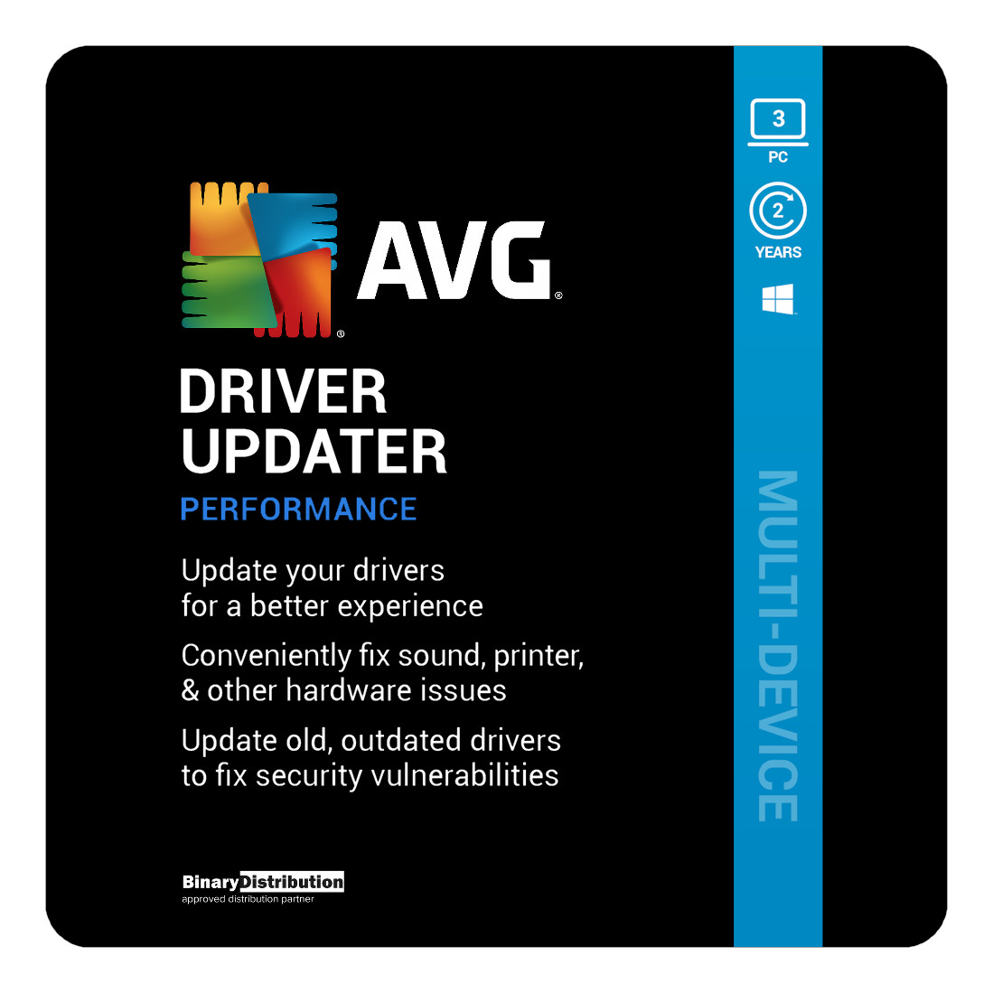 AVG Driver Updater 2026 - 3 PC - 2 Years - Update PC Drivers Fast [Download]