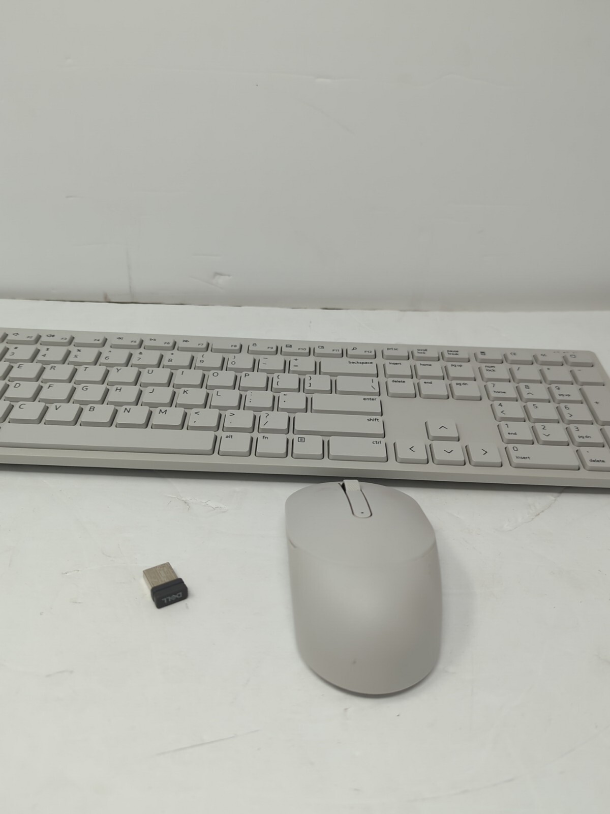 Dell KM5221W Pro Wireless Keyboard and Mouse Combo (White)