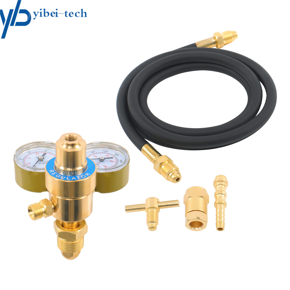 For CGA580 MIG & TIG Welders + 5Feet Hose Argon Gas Welding Regulator Durable