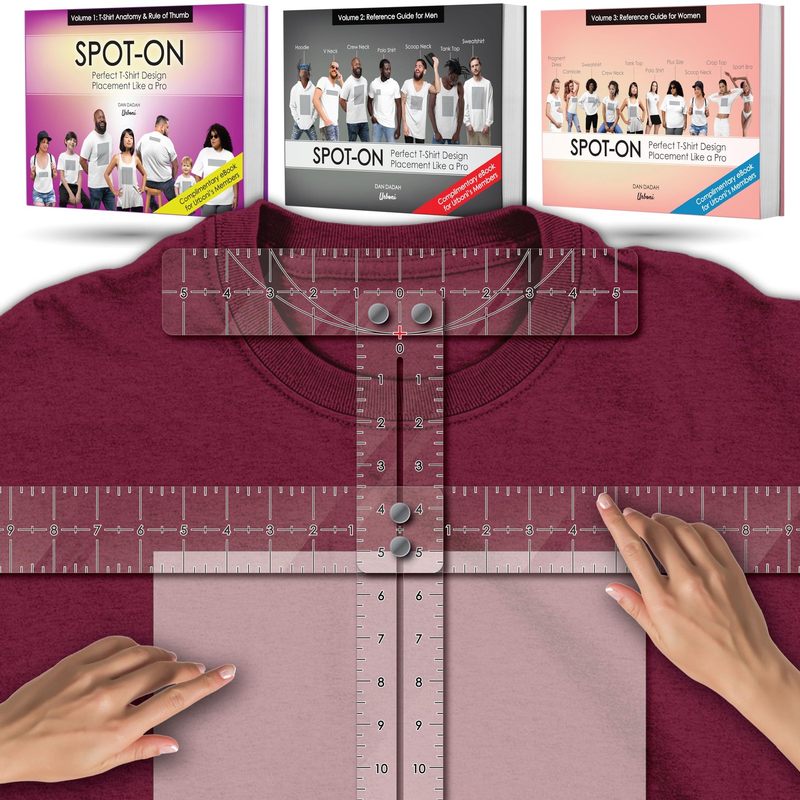 Urboni T Square Ruler Tshirt Alignment