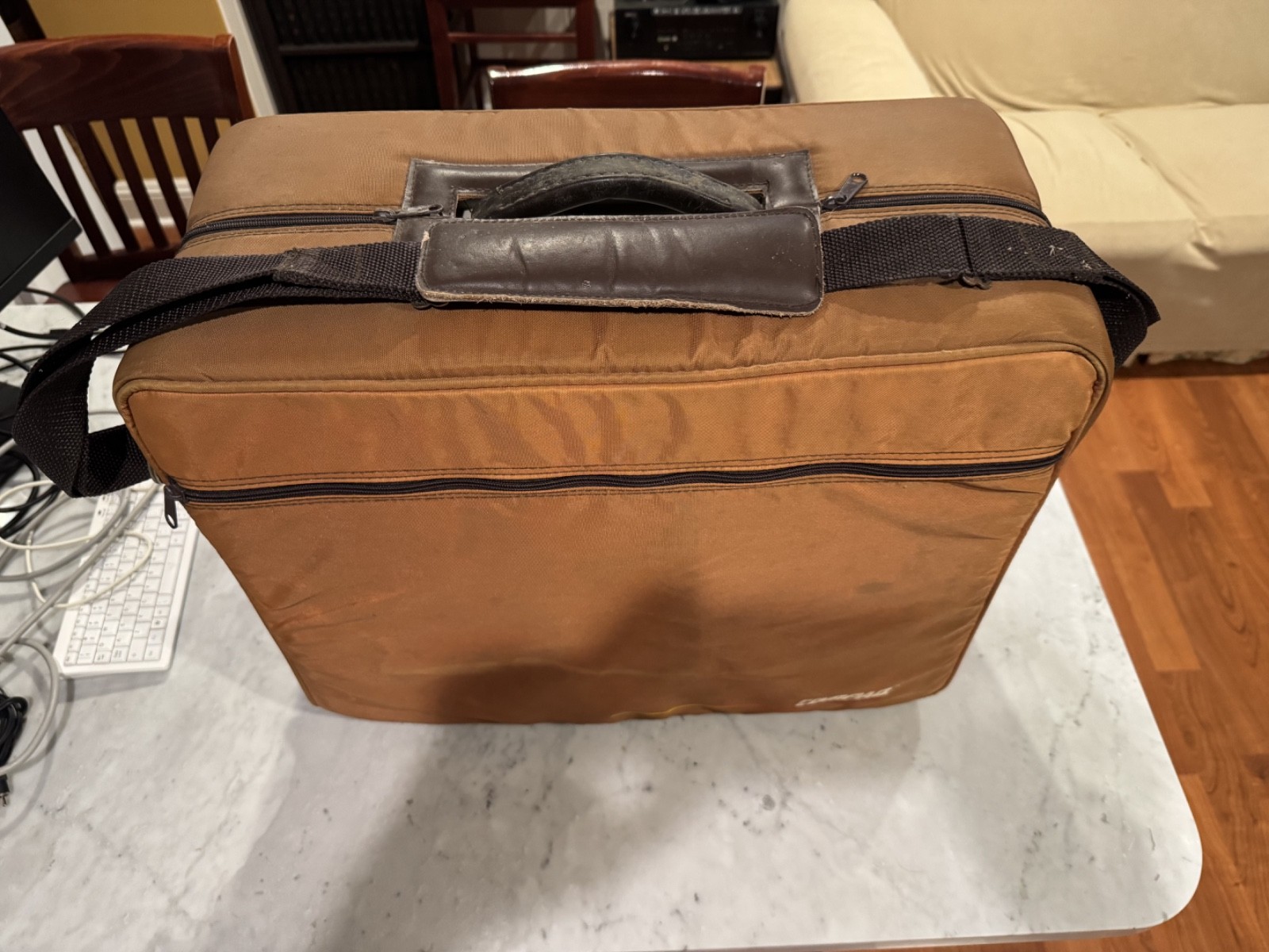 Vintage Compaq Portable Plus with bag