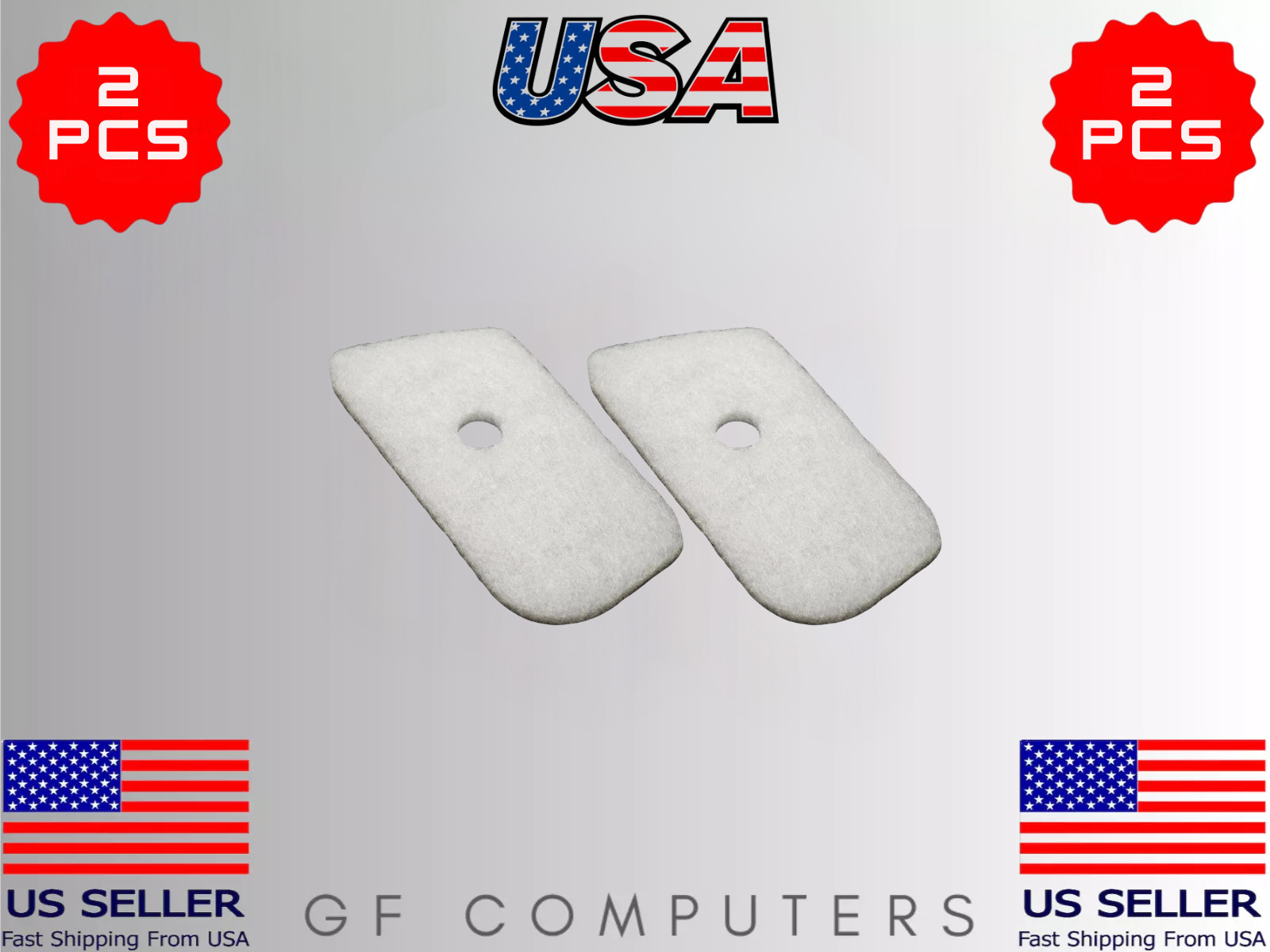 2 Pack Air Filter for Husqvarna Trimmer Strimmer 128C 128CD 128L 128LD 124L 124C