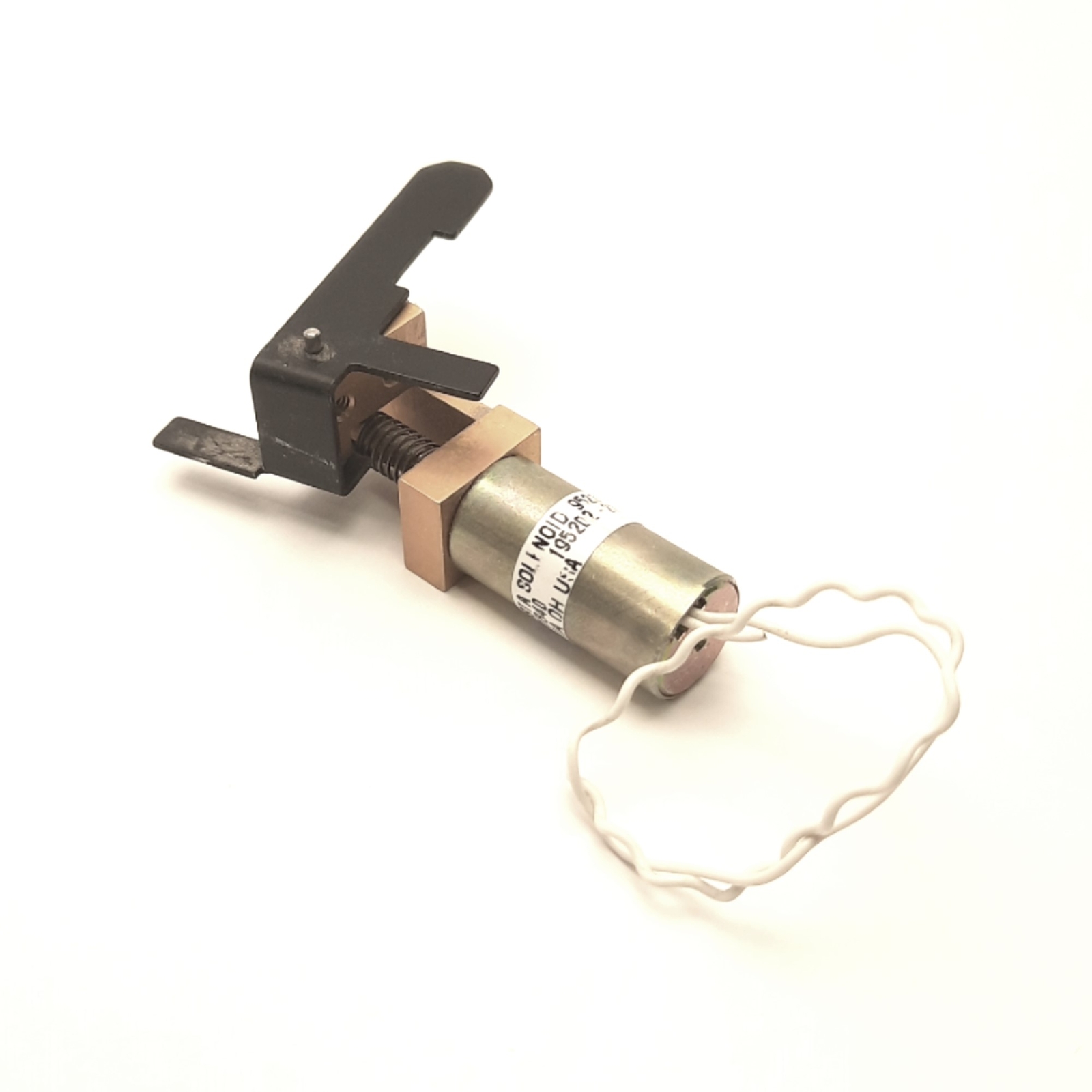 Lucas Ledex 195202-237 Pull Solenoid, 4 Watts, 497 Ampere Turns, 24VDC Coil