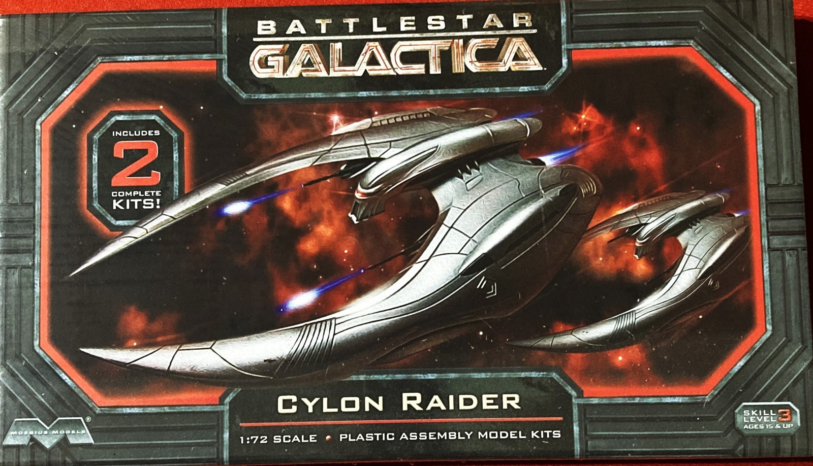 Moebius Models- Battlestar Galactica- Cylon Raider 2-Pack Model Kit