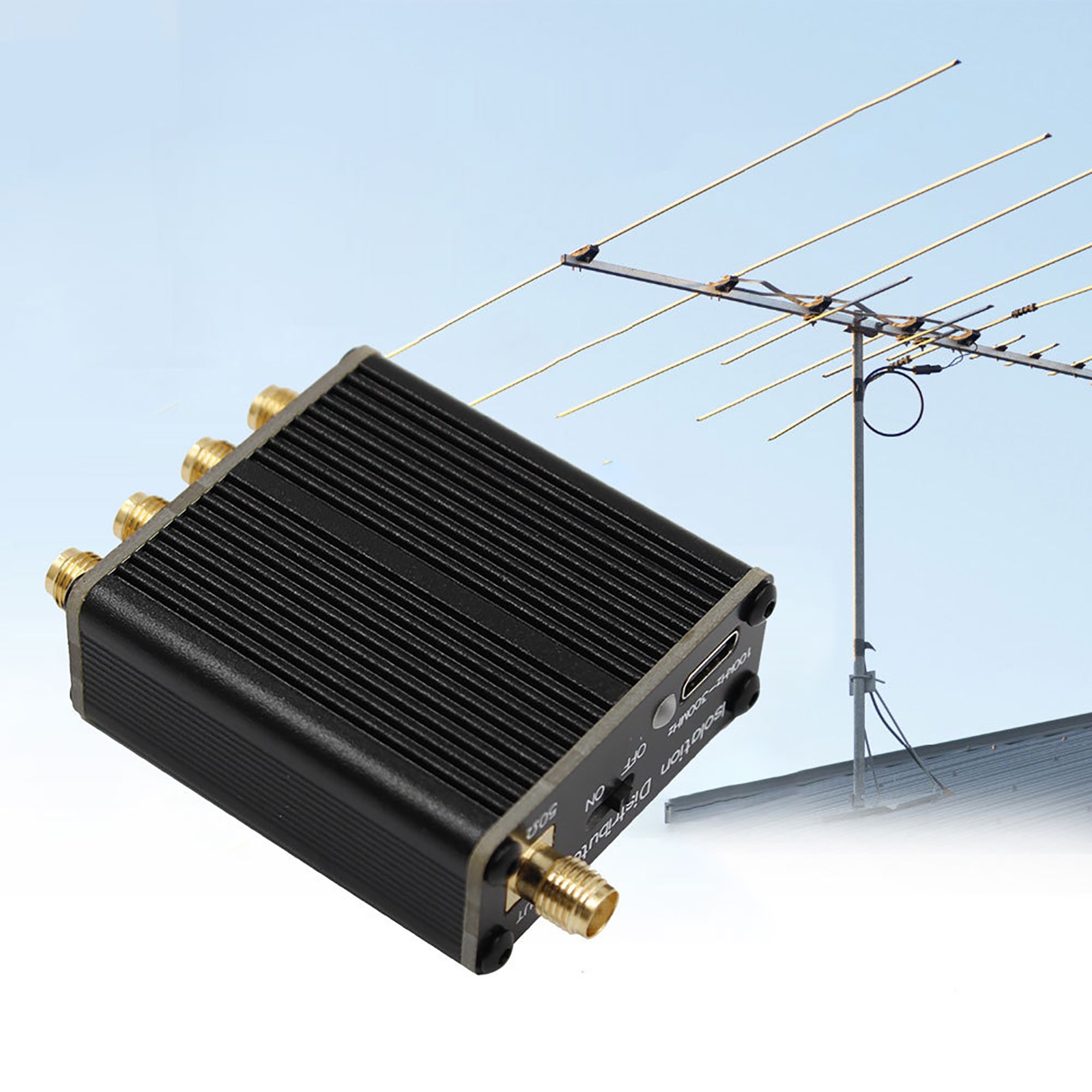 High Frequency Active RF Isolation Distributor for RF Signals SDR GPSDO 150MHz