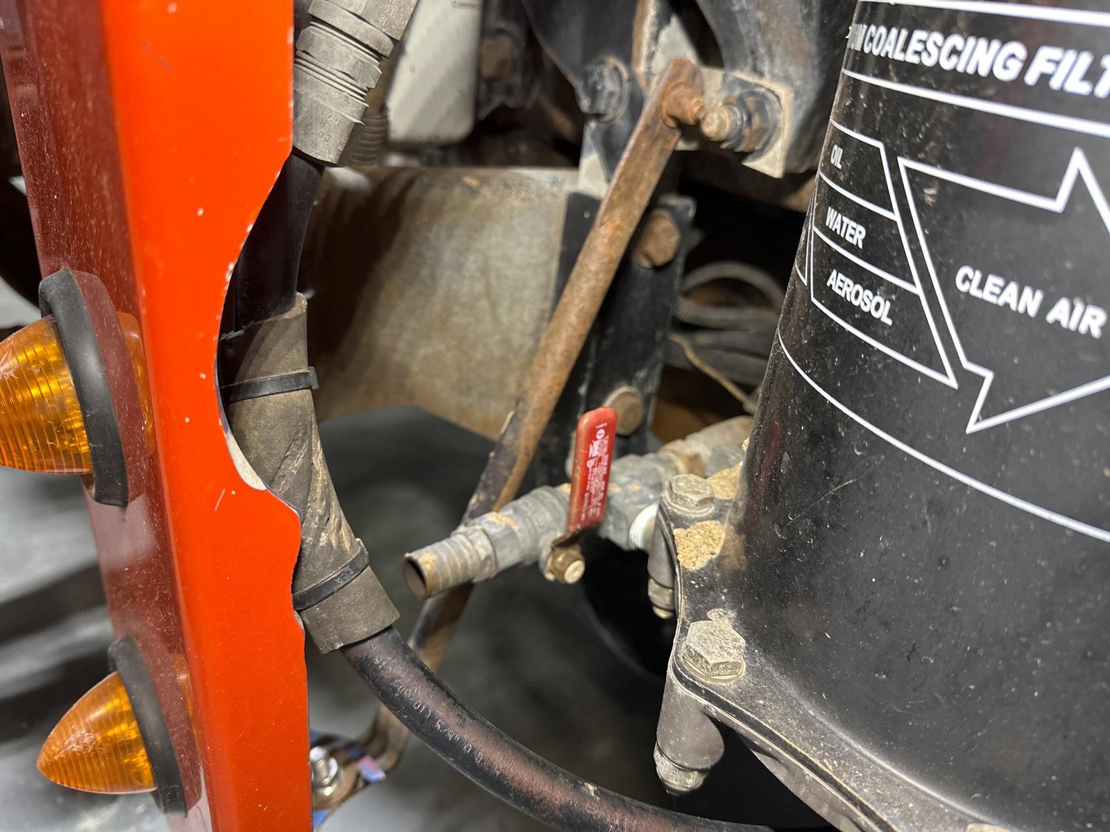 Peterbilt 379 RED Left/Driver EXTENSION Cowl - Used