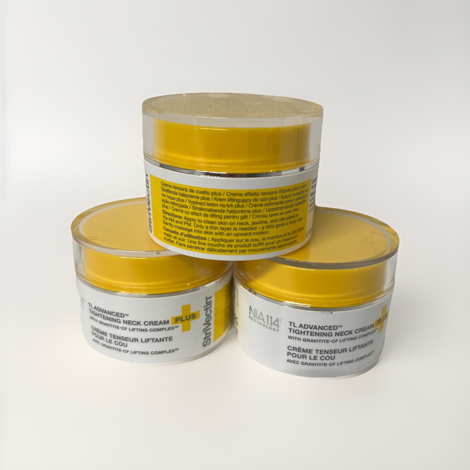 3 Pack! Strivectin TL advanced Neck Tightening Cream with NIA114, 1oz Each